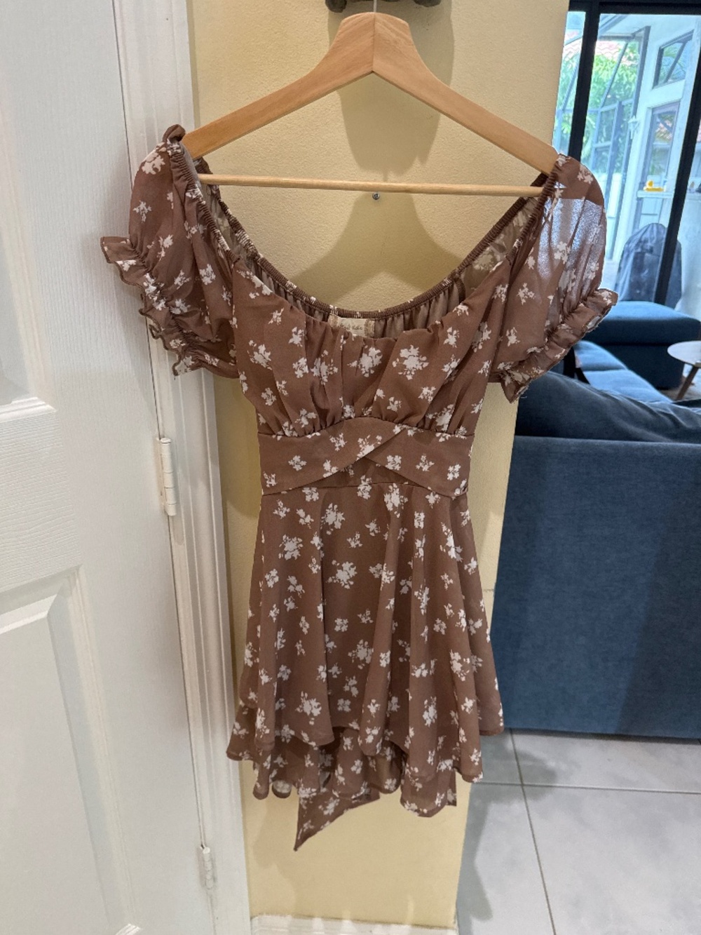 Brown Floral Altrd state dress/romper